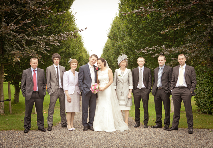 real wedding at barberstown castle
